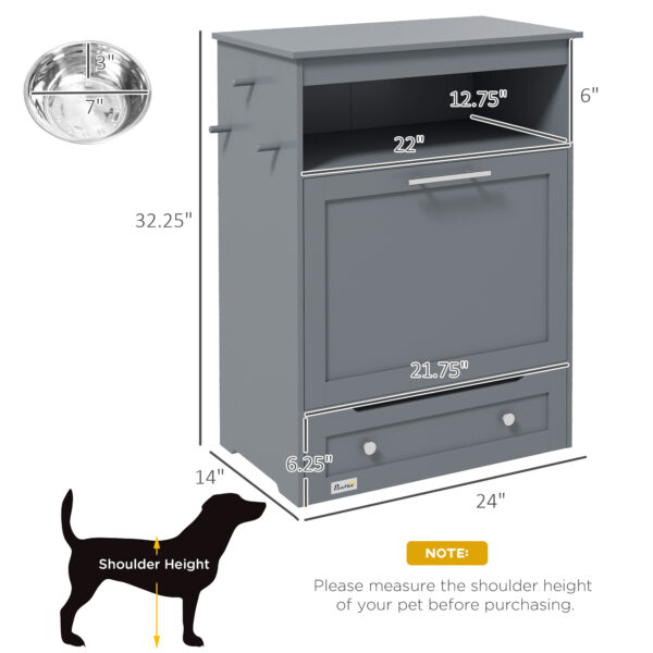 PawHut Pet Feeder Station - Image 2