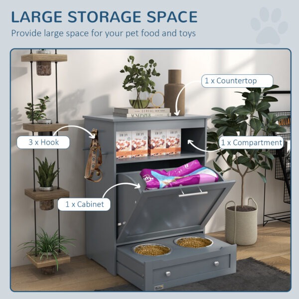 PawHut Pet Feeder Station - Image 7