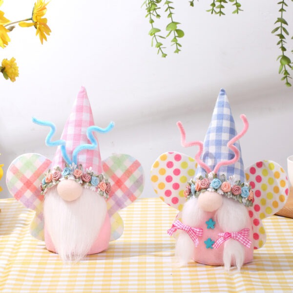 Easter Butterfly Faceless Doll Rudolf Doll Ornaments Decoration