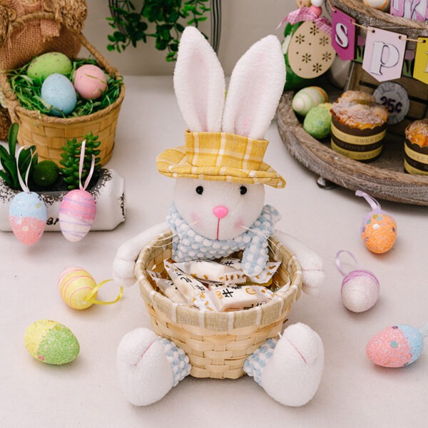 Cartoon Cute Easter Rabbit Decorative Doll - Image 6