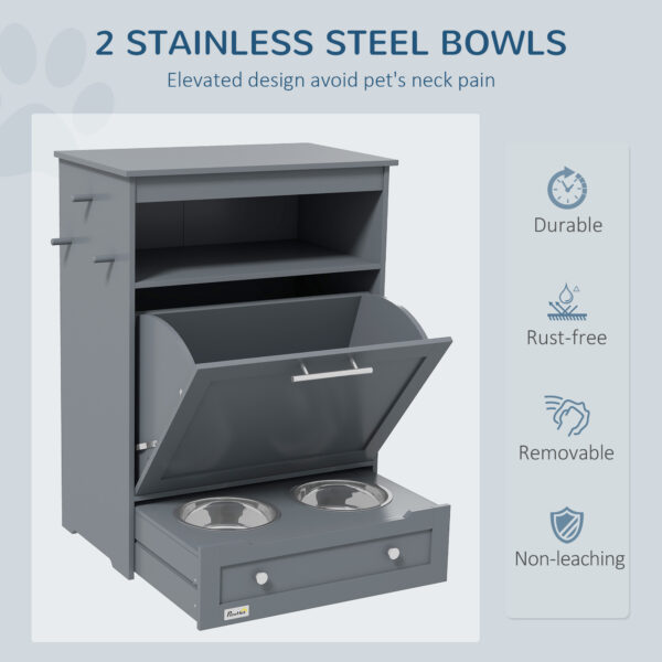 PawHut Pet Feeder Station - Image 5