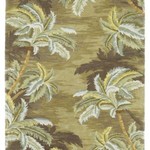 5' X 8'  Wool Moss Area Rug