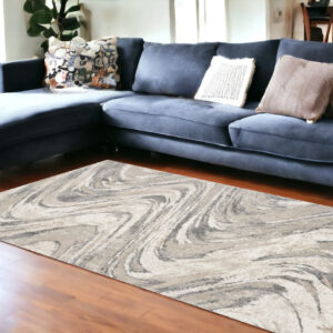 7' X 9'  Polypropylene Natural Area Rug