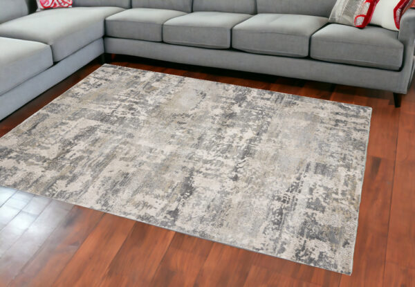 7' X 9'  Polypropylene Natural Area Rug - Image 3
