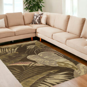 8' X 10' 6 Wool Mocha Area Rug