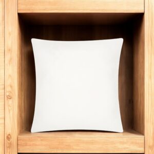 18" White Square Throw Pillow Insert