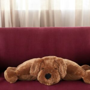 22" X 18" Brown Dog Throw Pillow