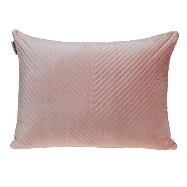 18" X 24" Pink Cotton Blend Throw Pillow