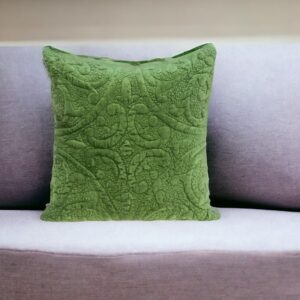 20" OLIVE Cotton Blend Throw Pillow