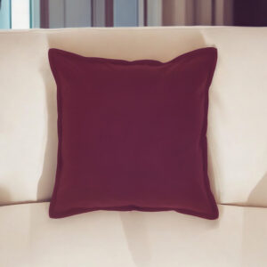 20" Merlot Cotton Throw Pillow