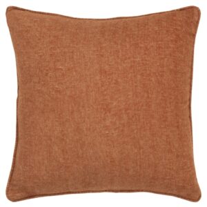 Orange Solid Classic Decorative Throw Pillow