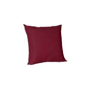 Set of Four 22" Red Throw Pillow Covers