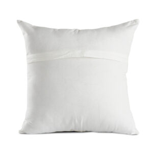 20" X 20" Beige Gray And Off-White 100% Cotton Patchwork Zippered Pillow