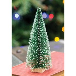 Frosty Bottle Brush Tree, 6"