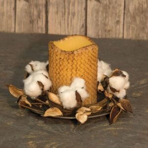 Cotton Ring w/Shells, 3.75"