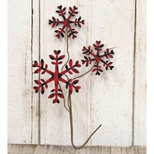 Buffalo Gingham Snowflake Pick, 14"