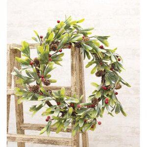 Merry Mistletoe Wreath, 20"