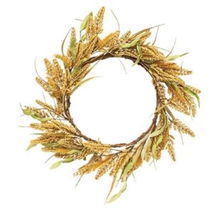 Mustard Heather Wreath
