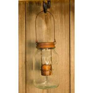 Rusty Jar Lid Tealight Holder, 3x5"
