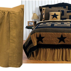 Delaware Star King Bed Skirt
