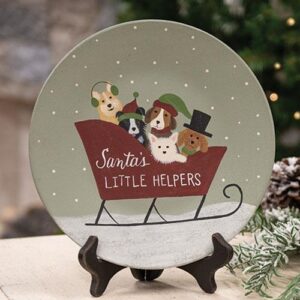 Santa's Little Helper's Plate