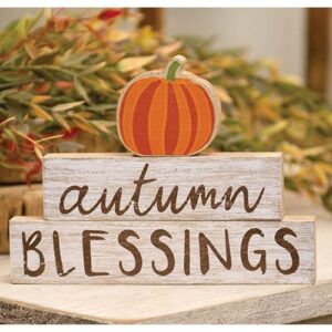 3/Set, Autumn Blessings Pumpkin Stackers