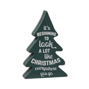 3/Set, Christmas Carol Wooden Trees