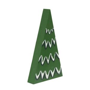 2/Set, Chunky Snowy Christmas Trees