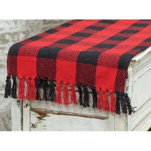 Red & Black Buffalo Check Stocking