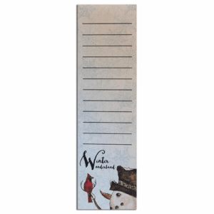 Winter Wonderland Long Notepad