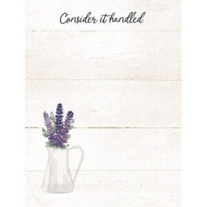 Consider It Handled Notepad