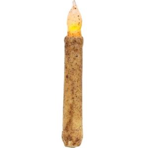 4/Pkg, Burnt Ivory Timer Tapers - 6"