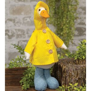 Standing Duck in Raincoat
