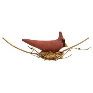 Stuffed Nesting Cardinal