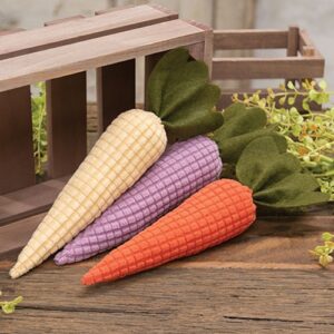 3/Set - Waffle Weave Chenille Carrots