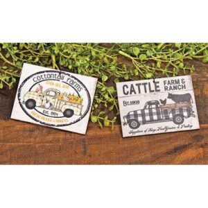Cattle Farm & Ranch Buffalo Check Truck Ornament