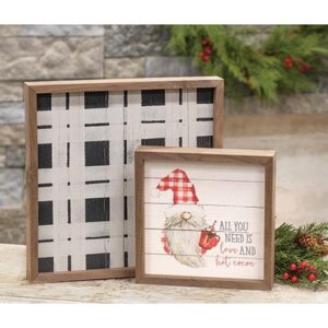 Black & White Weave Pattern Wall Art, 12"