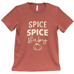 Spice Spice Baby T-Shirt, Heather Clay, Small
