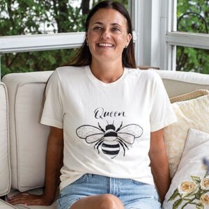 Queen Bee T-Shirt - Heather Natural - XXL