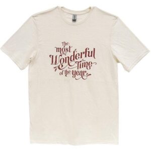 The Most Wonderful Time Of The Year T-Shirt, Natural, XL