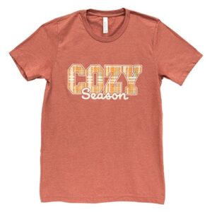 Cozy Season T-Shirt - Heather Clay - Medium