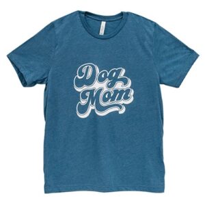 Dog Mom T-Shirt - Heather Deep Teal - XL