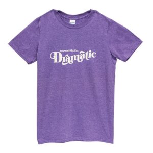 Apparently I'm Dramatic T-Shirt - Heather Purple - XL