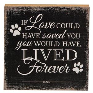If Love Could Have Saved You Block, 6" sq