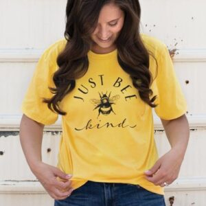 Just Bee Kind T-Shirt - Lemon - Large