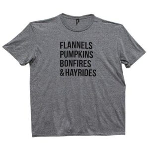 Flannels T-Shirt, Heather Graphite, XL