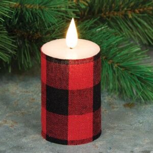 Lodge LED Votive, 2" x 4.25"