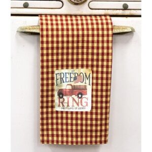 Let Freedom Ring Truck Dish Towel