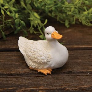 White Resin Duck, B