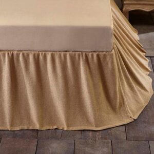 Burlap King Bed Skirt